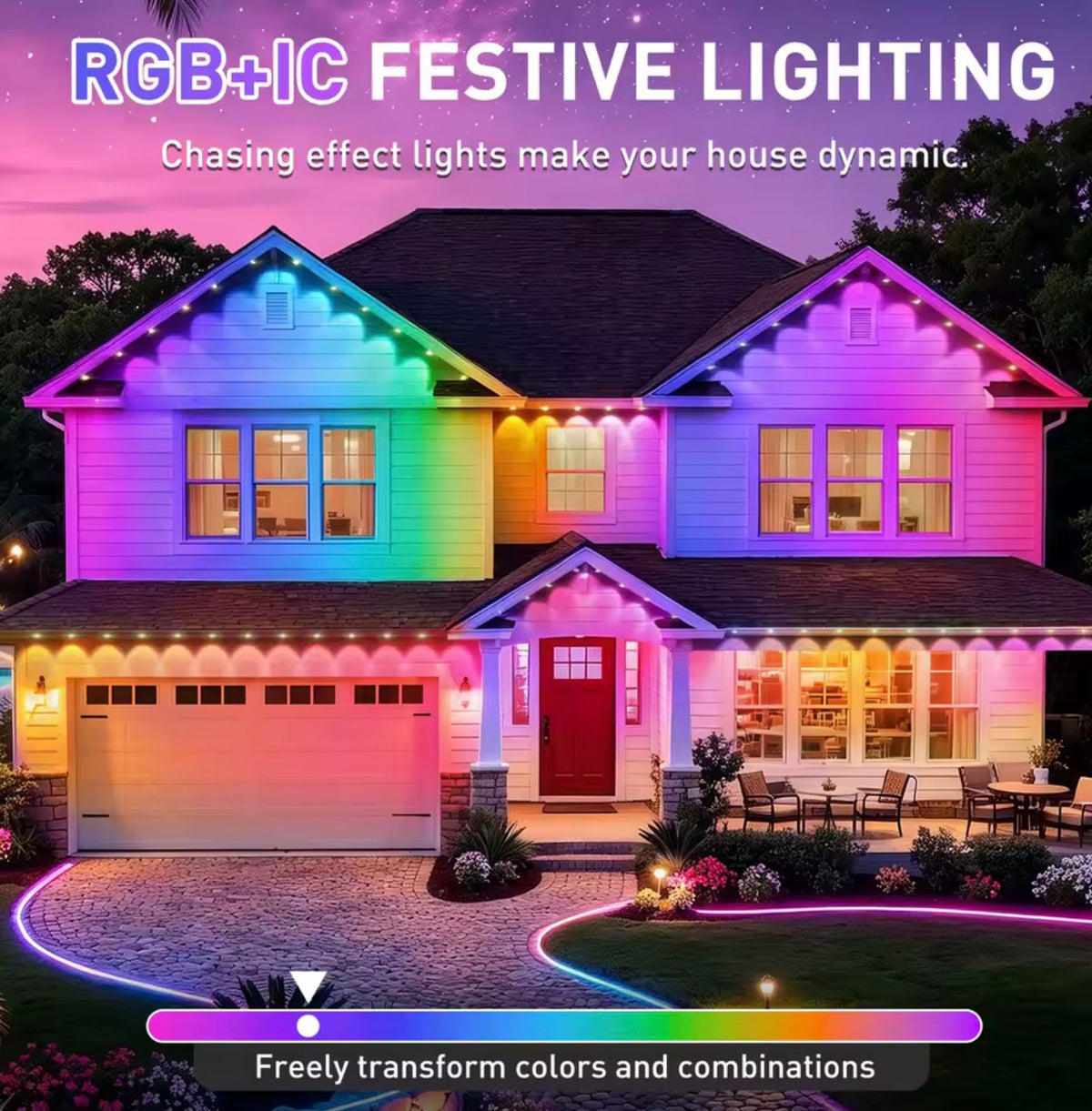 Smart LED Light Strips - Color Changing Lights with App Control