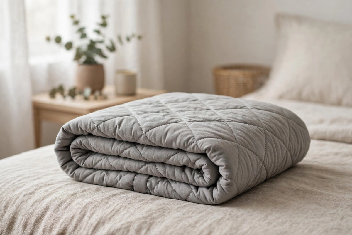 Mini Weighted Blanket - Calming Lap Blanket for Relaxation