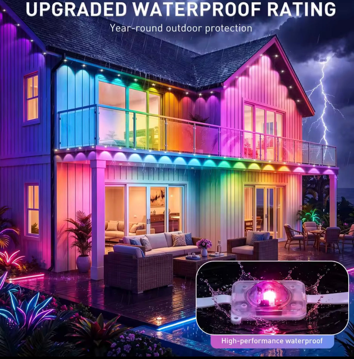 Smart LED Light Strips - Color Changing Lights with App Control