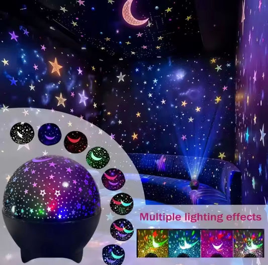 Galaxy Star Projector - LED Night Light with Nebula & Stars