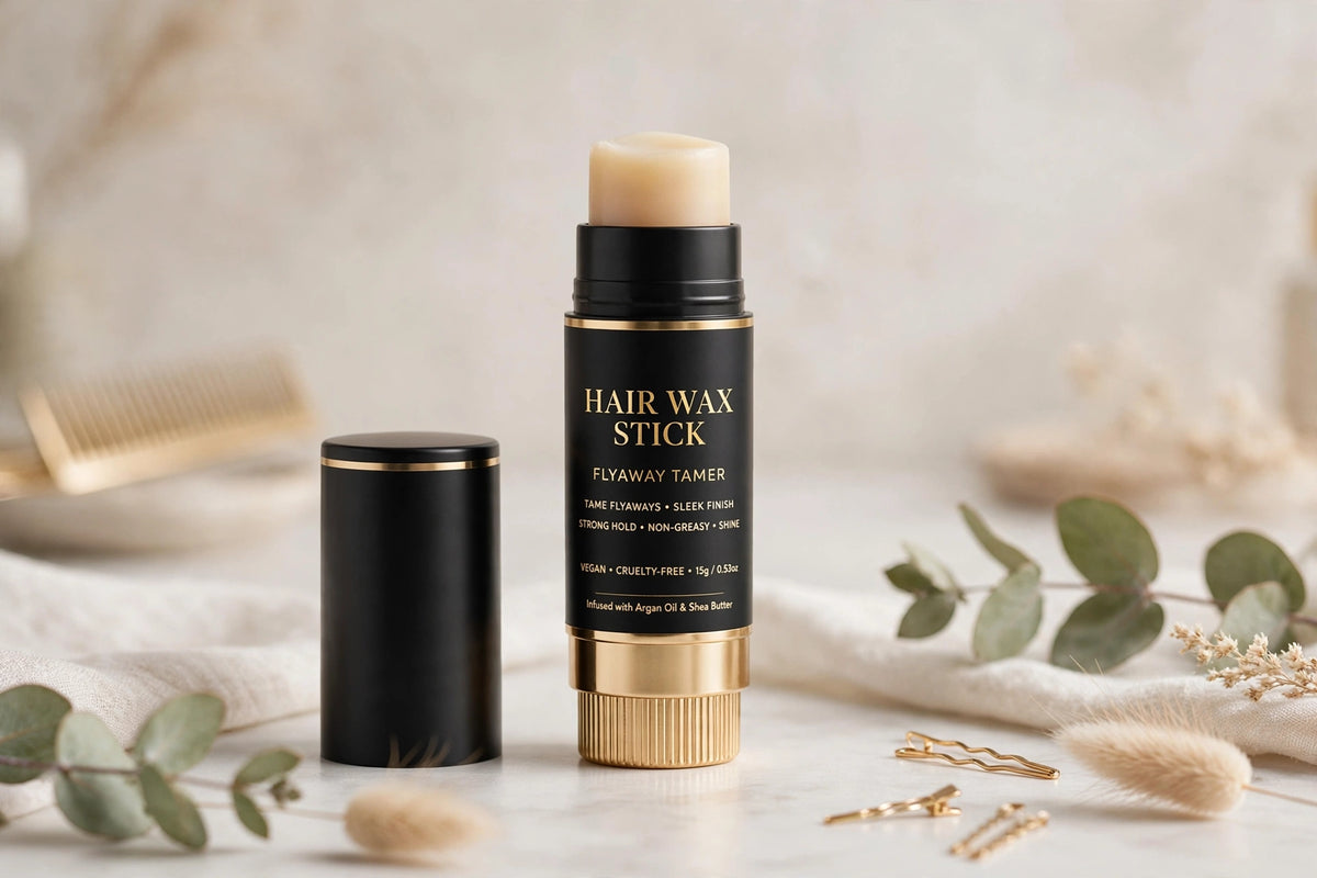 Hair Wax Stick - Flyaway & Frizz Tamer for Sleek Styles