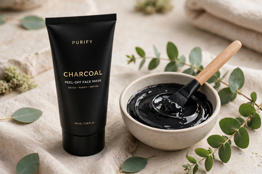 Charcoal Peel-Off Face Mask - Deep Cleansing Blackhead Mask