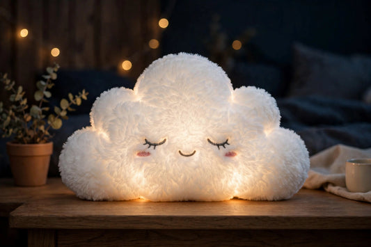 Cloud LED Night Light - Fluffy Cloud Lamp for Bedroom