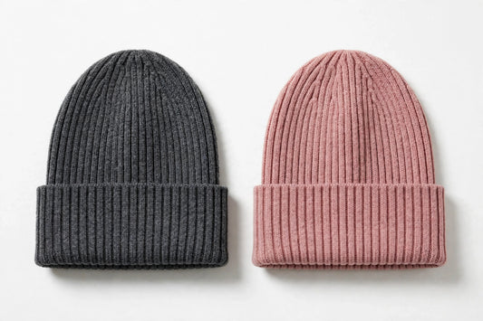 Ribbed Knit Beanie 2-Pack – Winter Skull Cap