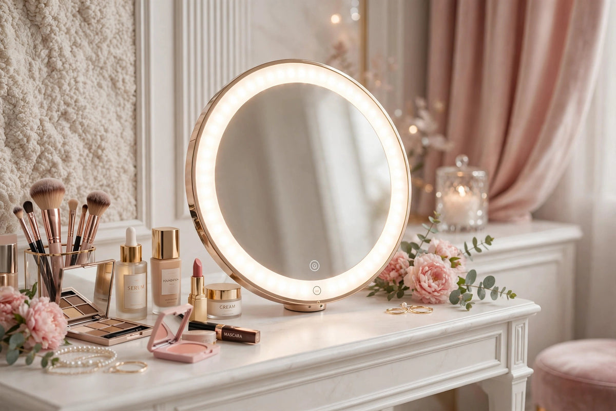 LED Makeup Mirror - Touch Control Vanity Mirror