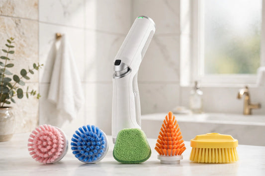 Electric Spin Cleaning Brush - 5-in-1 Cordless Home Cleaning Kit