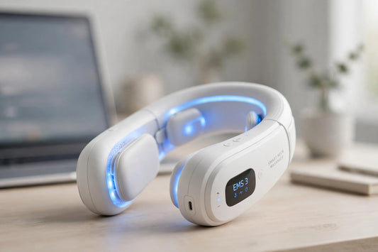 Smart Neck Massager - EMS Pulse Therapy with Heat