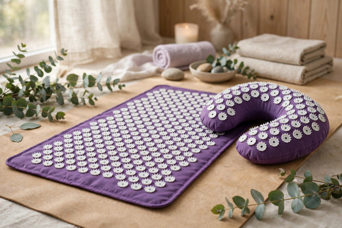 Acupressure Mat and Pillow Set - Back Pain & Stress Relief