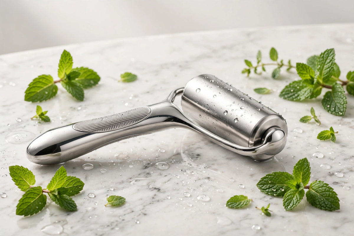 Ice Face Roller - Cold Therapy Skincare Tool for Depuffing