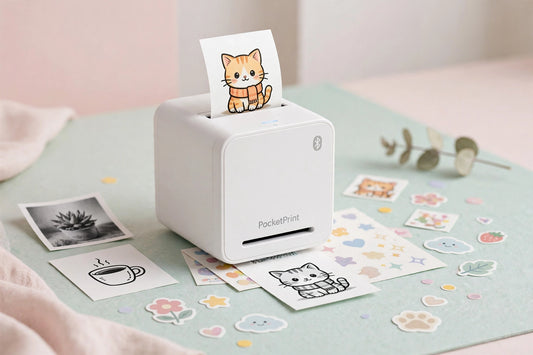Mini Thermal Printer - Inkless Pocket Photo & Note Printer