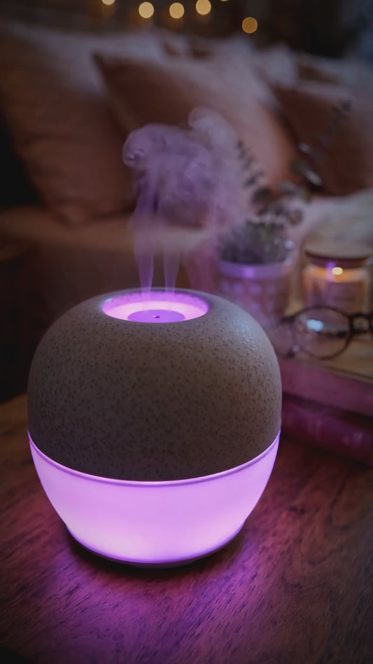 Aroma Diffuser Humidifier - Cool Mist with LED Mood Light