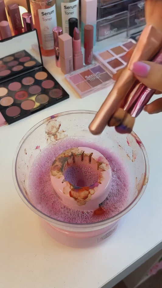 Electric Makeup Brush Cleaner - Fast Spin Dry Machine