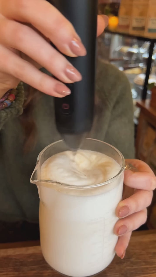 Electric Milk Frother - Handheld Coffee Foam Maker